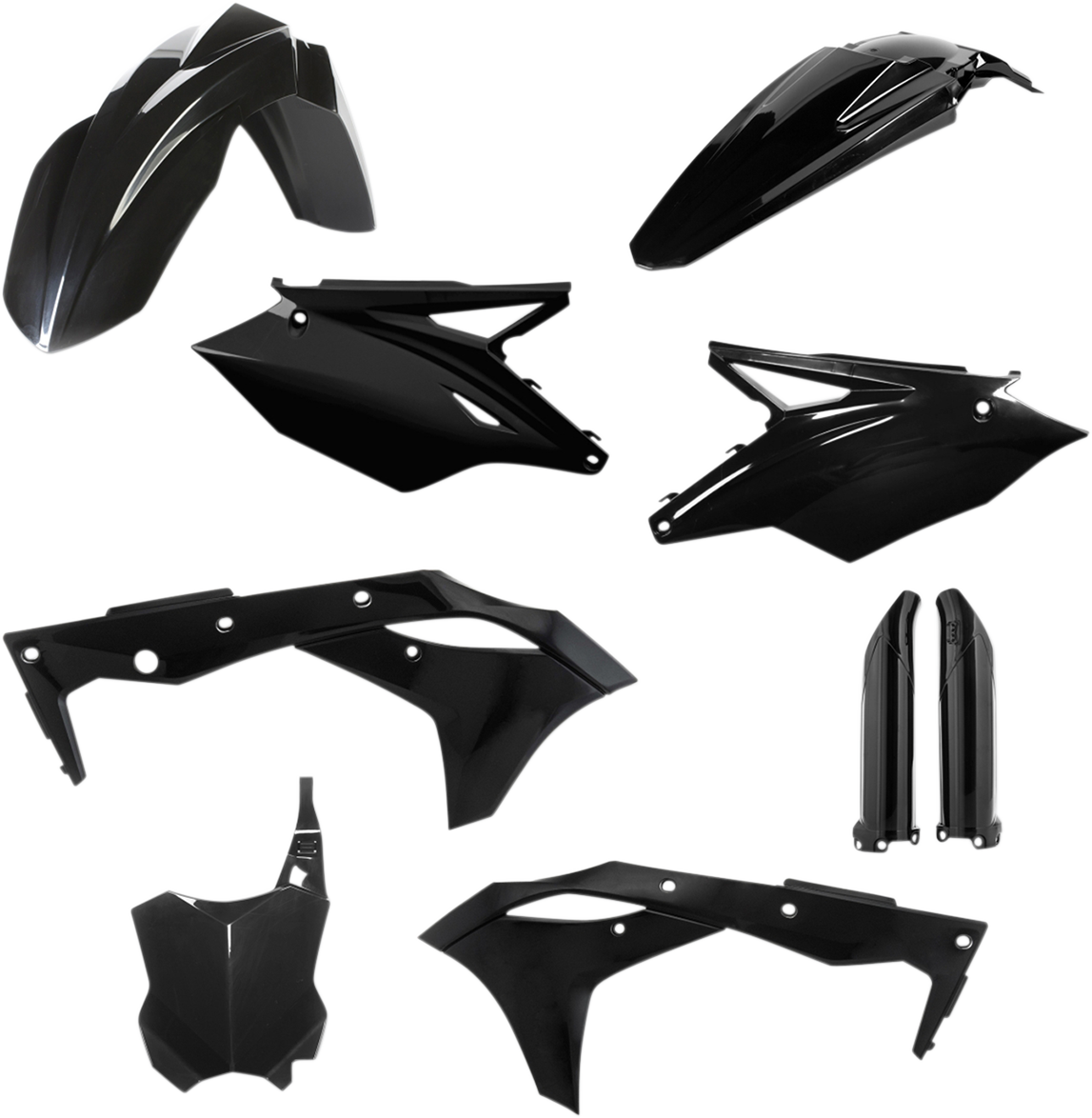 Full Body Kit - Black - Kawasaki - KX '18-'20 (1)