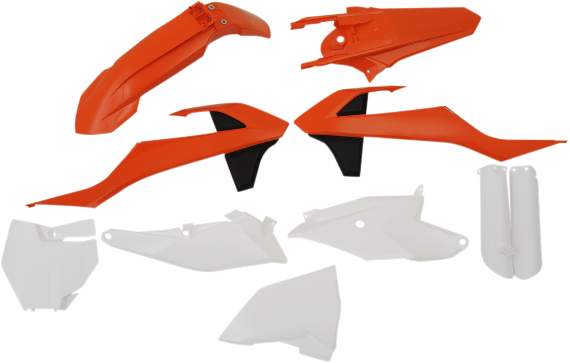 Full Body Kit - '18 OEM Orange/White/Black - Gas Gas | KTM - SX/MC '18-'24 (1)