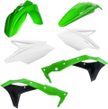 Standard Body Kit - '18 OEM Green/Black/White- Kawasaki - KX 18-'20 (1)
