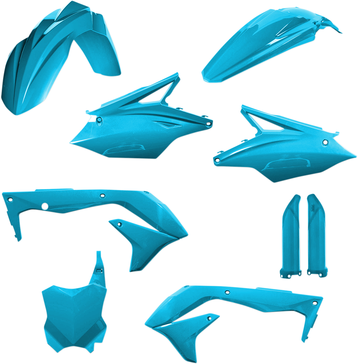 Full Body Kit - Light Blue - Kawasaki - KX '18 (1)