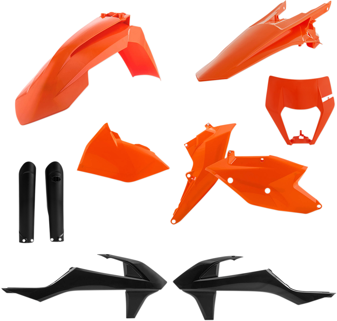 Full Body Kit - '19 OEM Orange/Black - KTM - EX/XC '17-'19 (1)