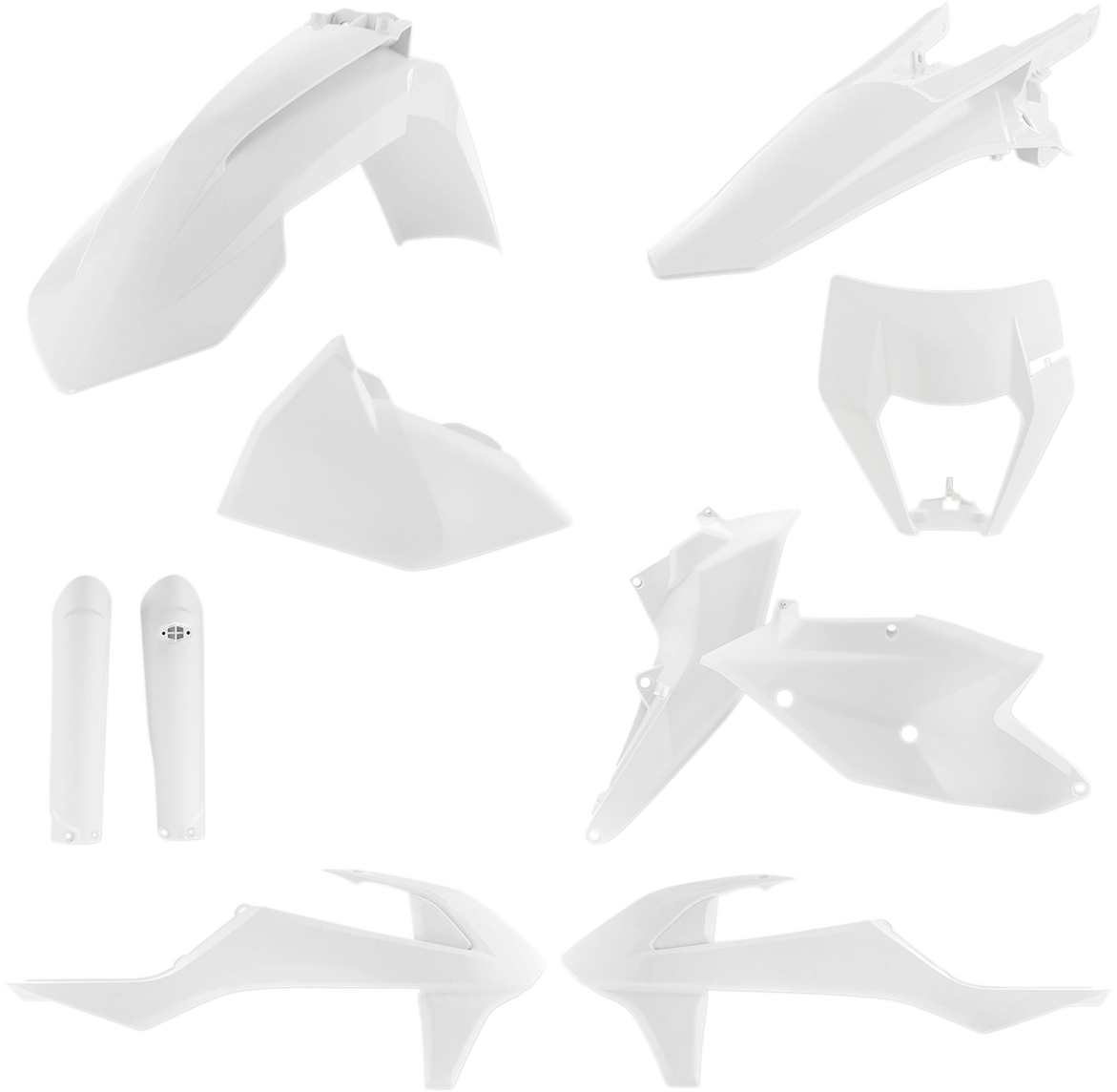 Full Body Kit - White - KTM - EX/XC '17-'19 (1)