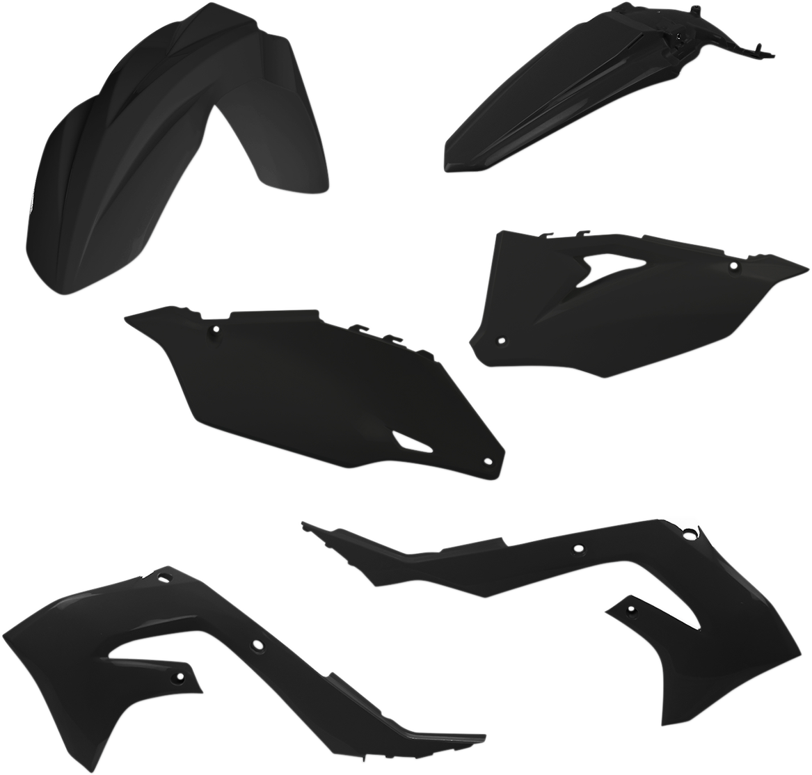 Standard Body Kit - Black - Kawasaki - KX '19-'24 (1)