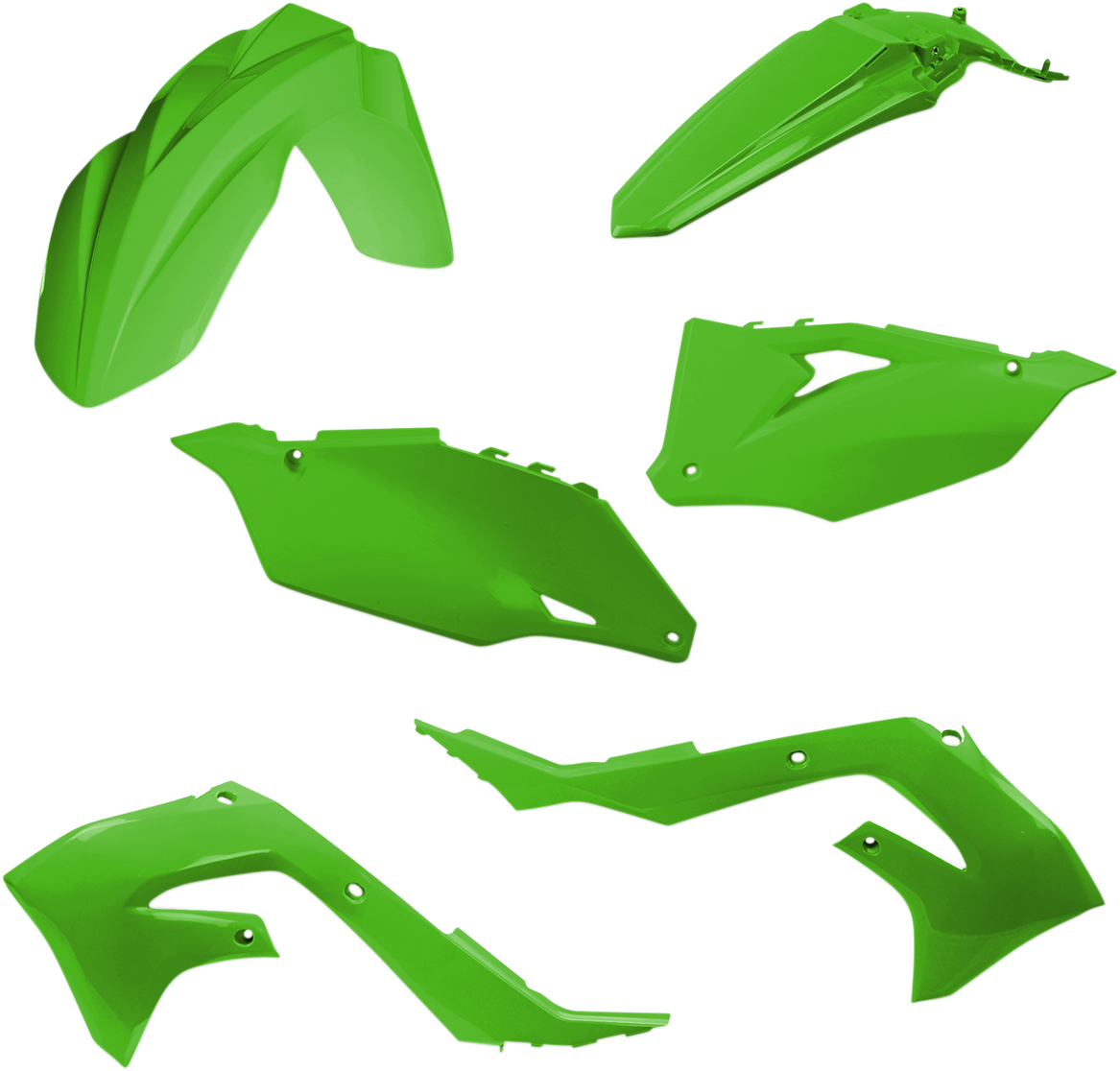 ACERBIS Standard Body Kit - Green - Kawasaki - KX '19-'24