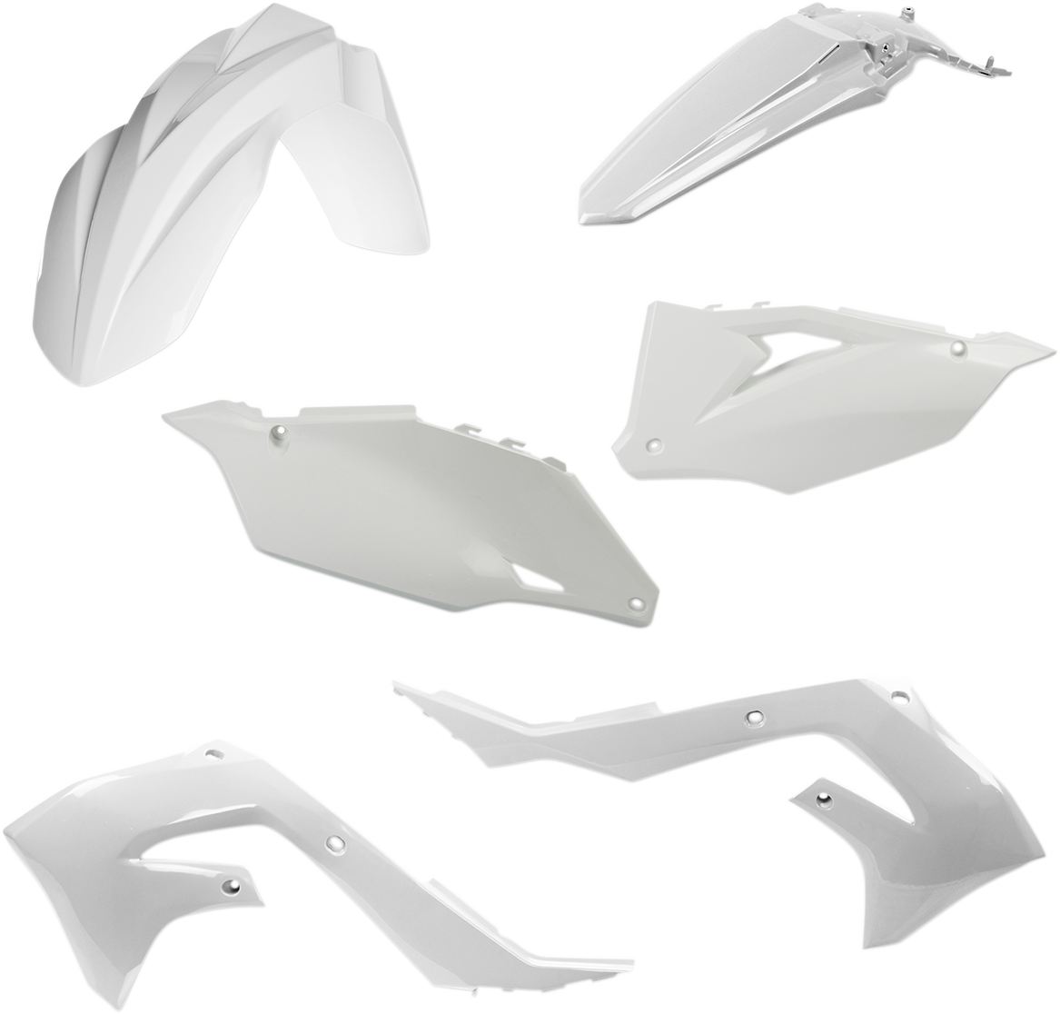 Standard Body - White - Kawasaki - KX '19-'24 (1)