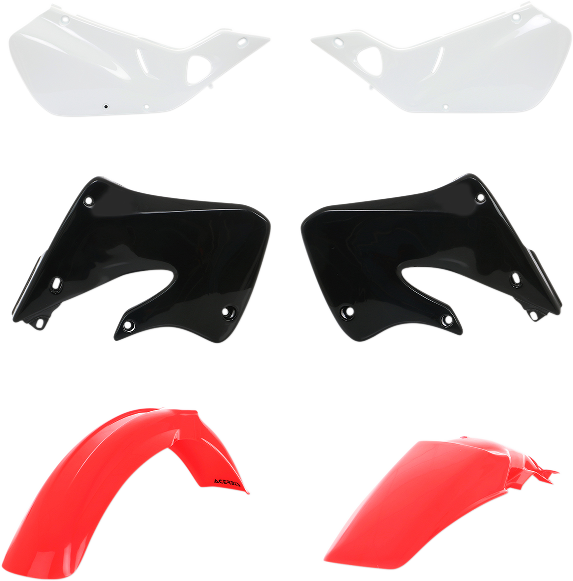 Standard Body Kit - '99 OEM Red/Black/White - Honda - CR '97-'99 (1)
