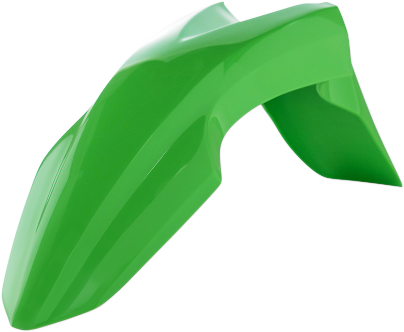 Front Fender - Green - Kawasaki - KLX '10-'25 (1)