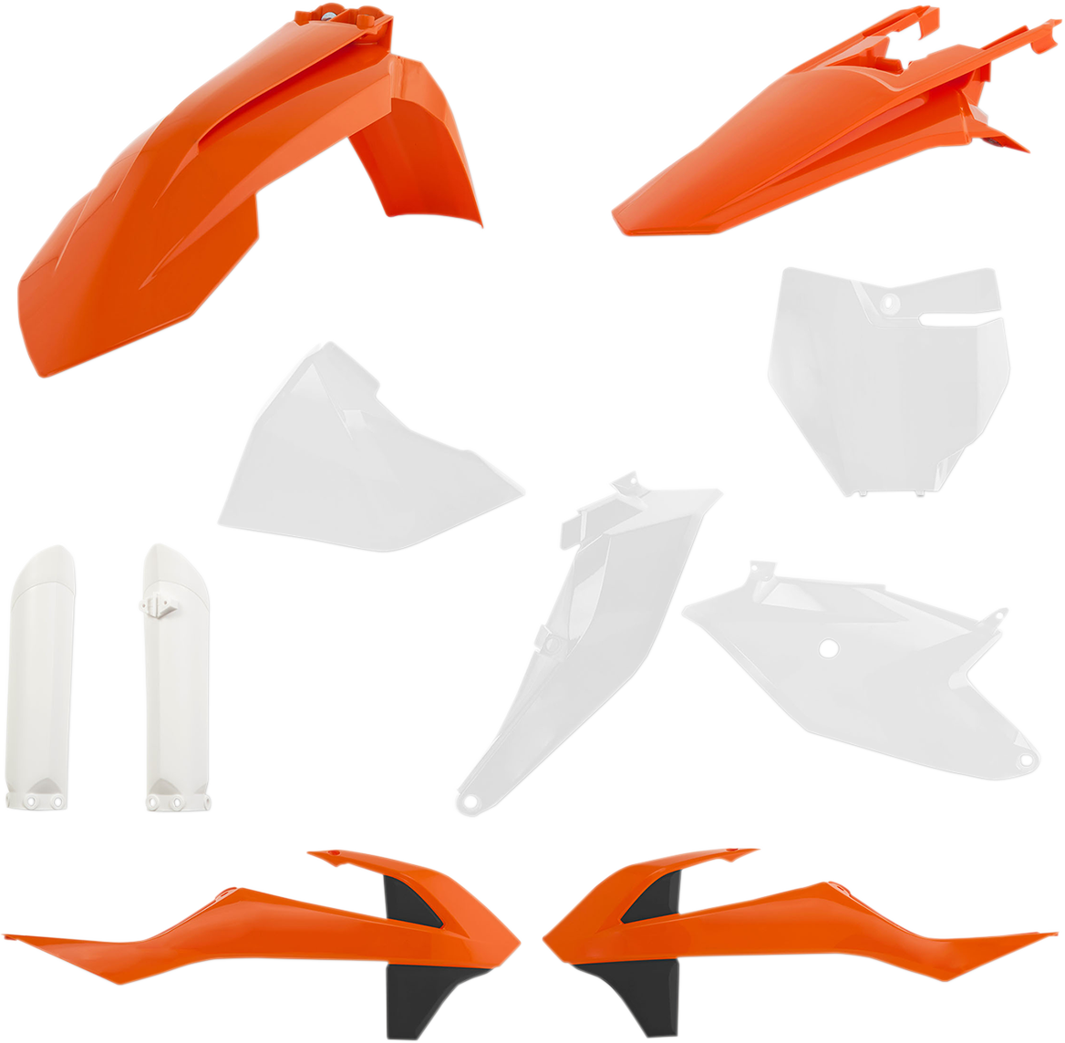 Full Body Kit - '20 OEM Orange/White/Black - Gas Gas | KTM - SX/MC '19-'23 (1)