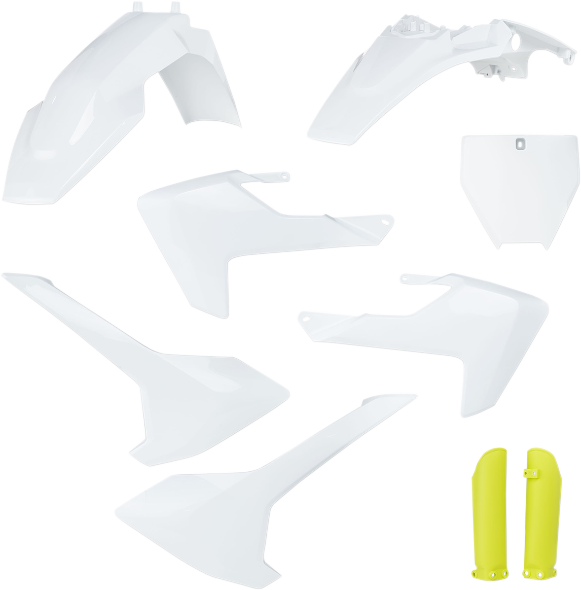 Full Body Kit - '20 OEM White/Yellow - Husqvarna - TC '17-'23 (1)
