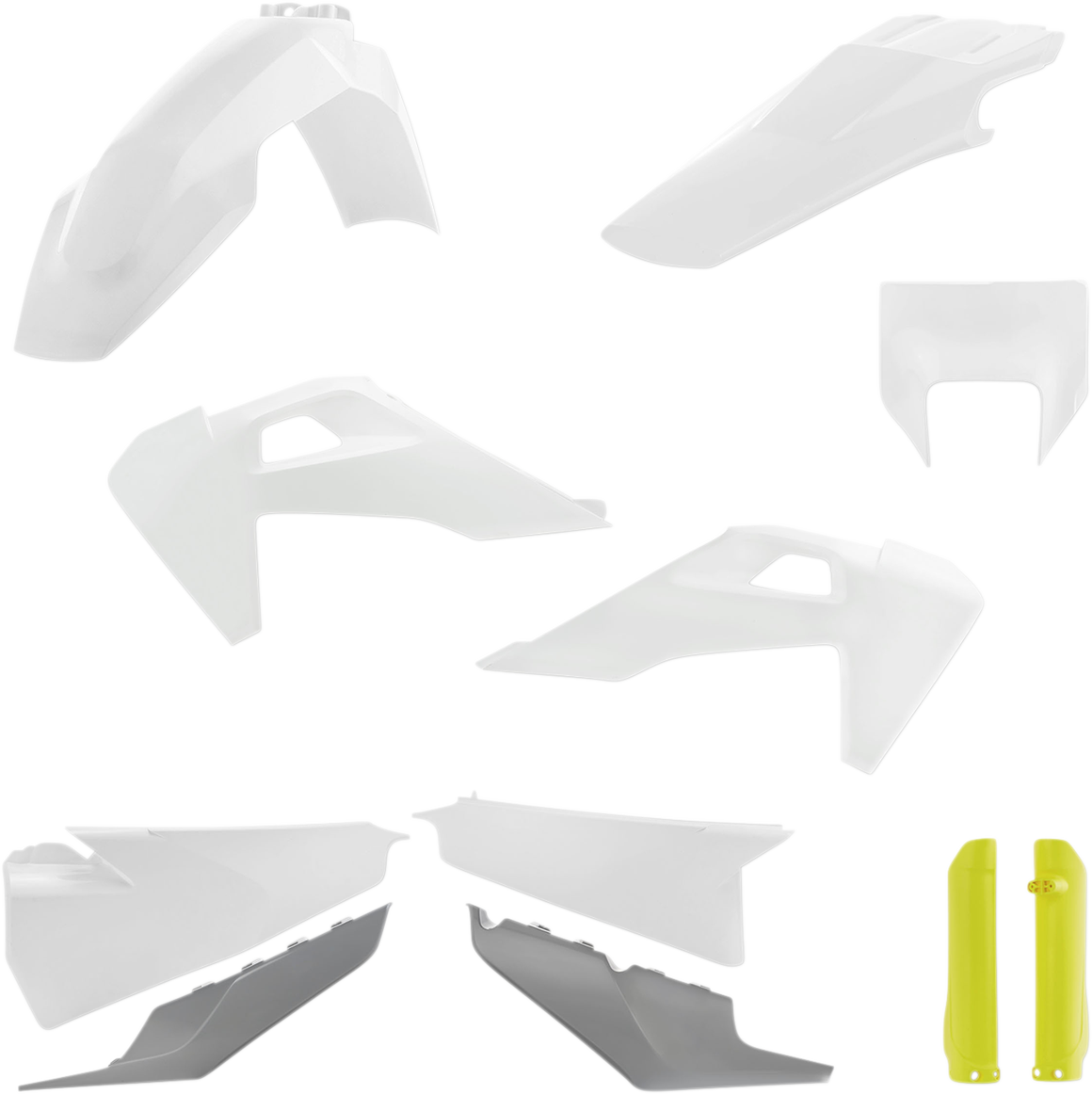 Full Body Kit - '20 OEM White/Yellow/Gray - Husqvarna - FE/TE '20-'23 (1)