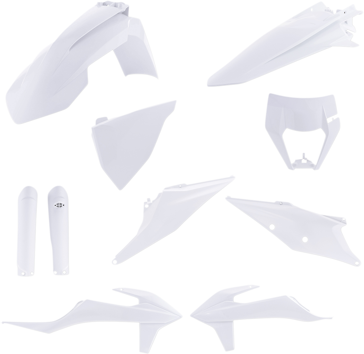 Full Body Kit - '20 White - KTM - EX/XC '20-'23 (1)