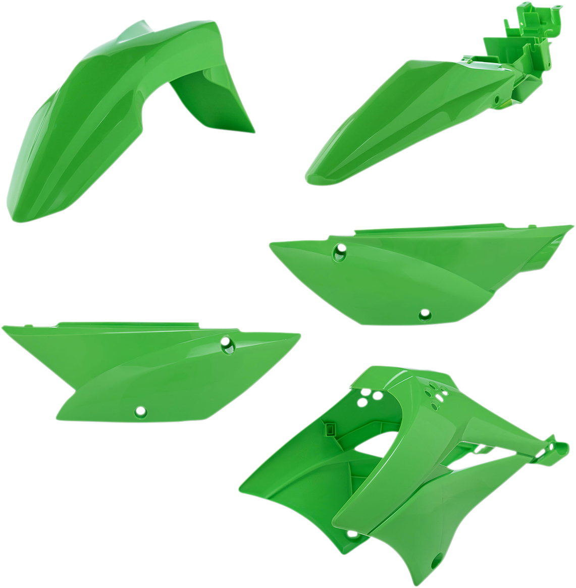Standard Body Kit - '24-'25 OEM Green - Kawasaki - KLX '10-'20 (1)