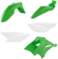 Standard Body Kit - '11-'22 OEM Green/White - Kawasaki - KLX '10-'20 (1)