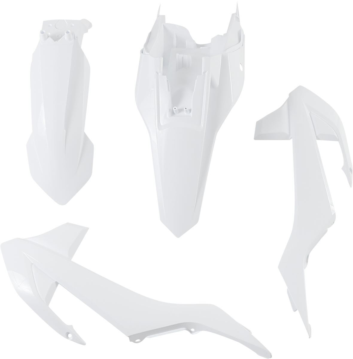 Standard Body Kit - '20 White - Gas Gas | KTM '16-'23 (1)