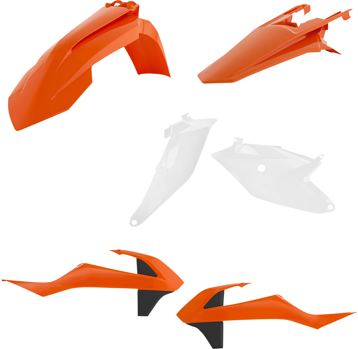 Standard Body Kit - '20 KTM Orange/Black/White - Gas Gas | KTM '18-'23 (1)