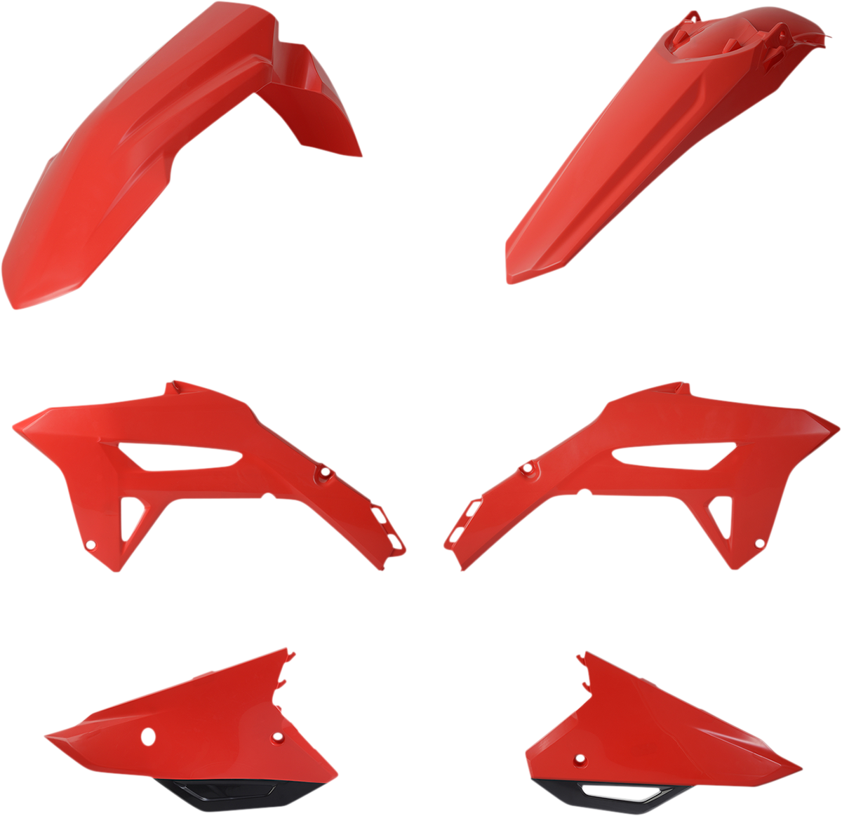 Standard Body Kit - '21 OEM Red - Honda - CRF '21-'24 (1)
