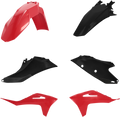 Standard Body Kit - Red/Black - Gas Gas - EX/MC '21-'23 (1)