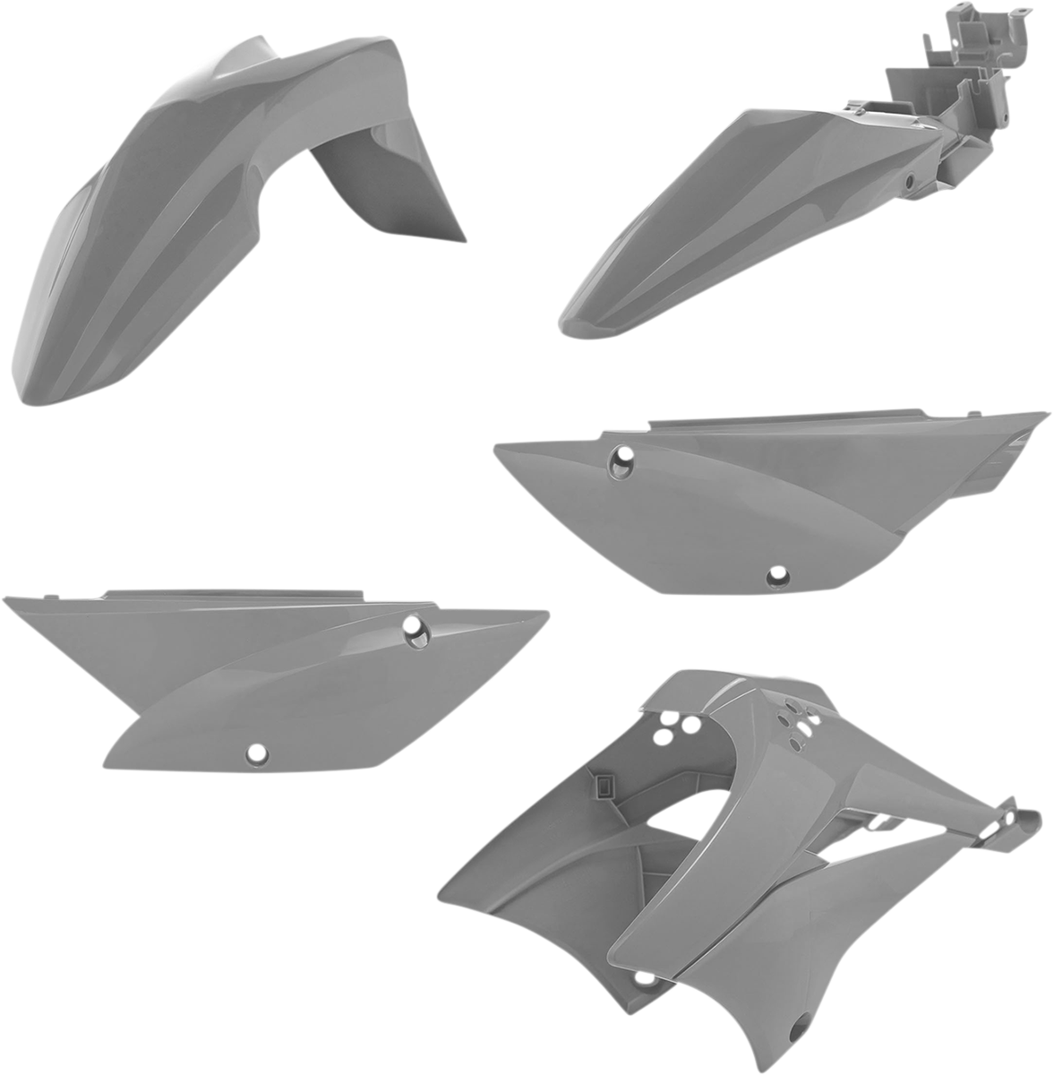Standard Body Kit - Gray - Kawasaki - KLX '10-'20 (1)