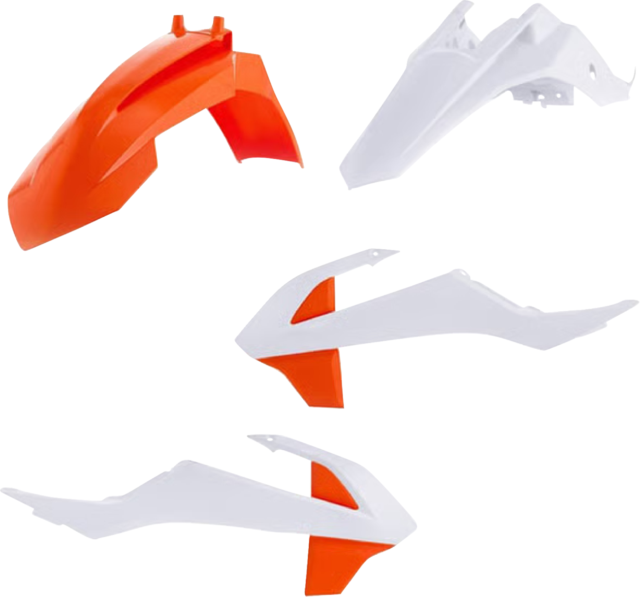 Standard Body Kit - '20-'21 OEM Orange/White - Gas Gas | KTM - SX | MC '16-'23 (1)