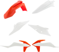 Standard Body Kit - '21 OEM Orange/White - KTM - SX/XC '19-'22 (1)