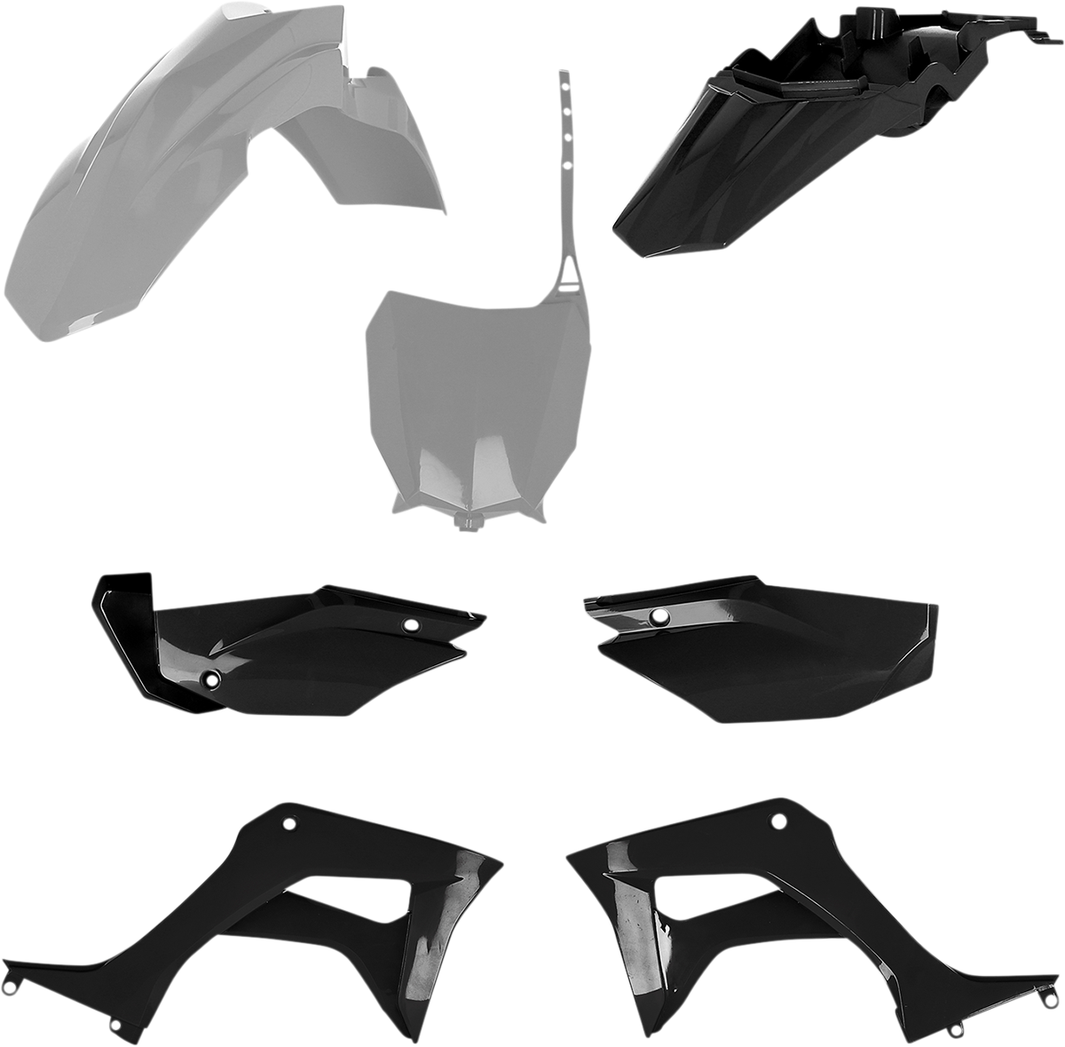 Full Body Kit - Gray/Black - Honda - CRF '19-'25 (1)