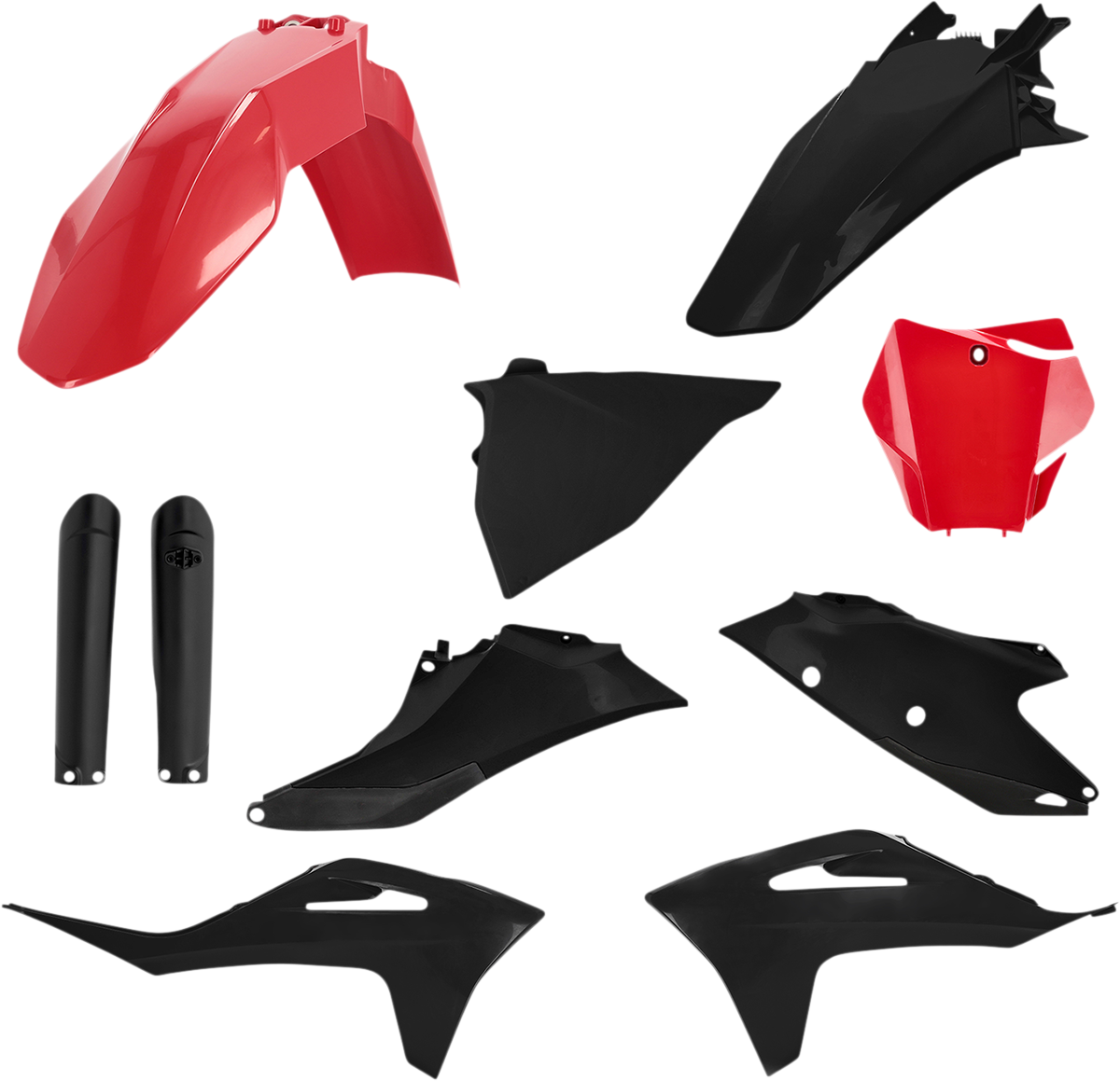 Full Body Kit - Red/Black - Gas Gas - EX/MC '21-'23 (1)