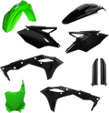 Full Body Kit - Green/Black - Kawasaki - KX '18-'20 (1)