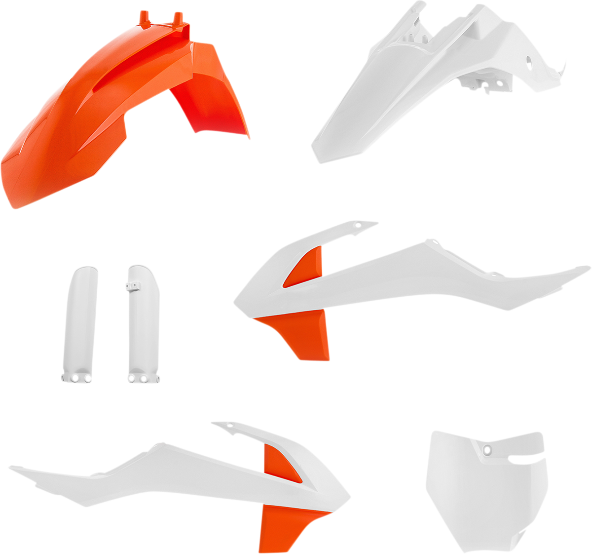 Full Body Kit - '21 OEM Orange/White - KTM | Gas Gas - SX/MC '19-'23 (1)