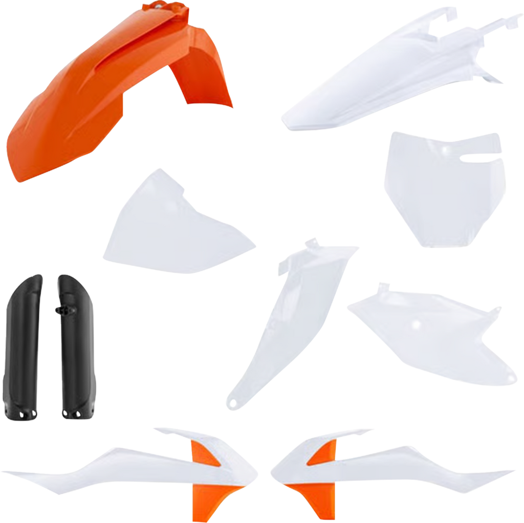 ACERBIS Full Body Kit - Orange/White/Black OEM '21 - Gas Gas | KTM - MC | SX '18-'24