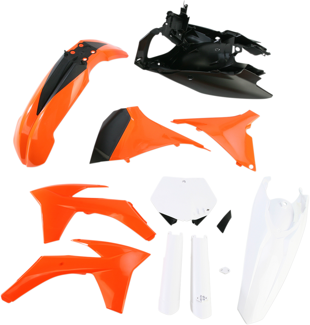 ACERBIS Full Body Kit - Orange/White/Black OEM '21 - Gas Gas | KTM - MC | SX '18-'24