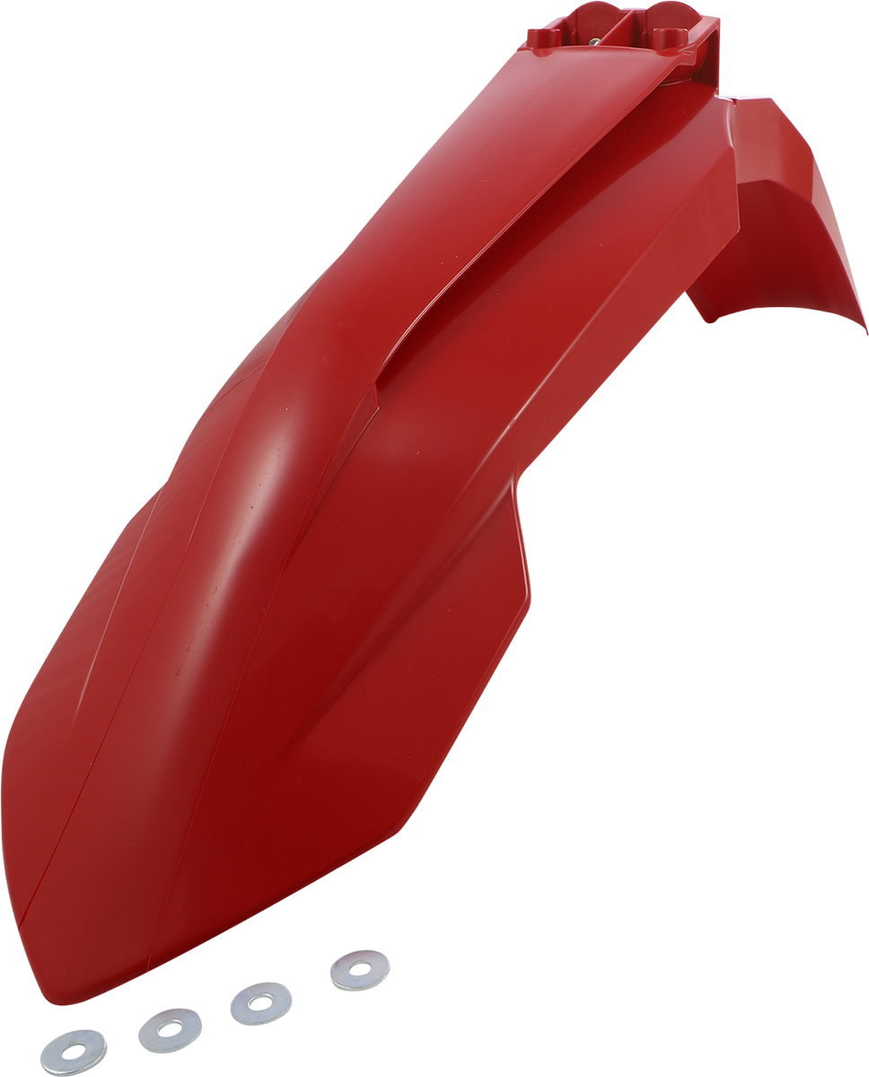 Front Fender - Gas Gas Red - Gas Gas | Husqvarna | KTM - MC | TC | SX '18-'24 (1)