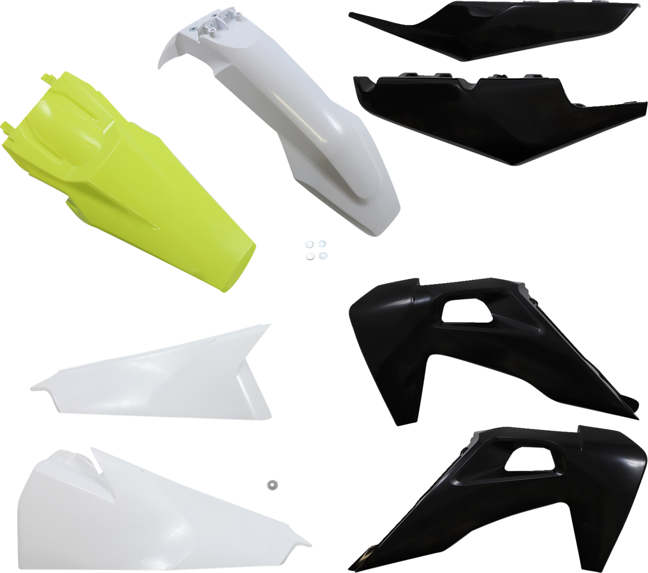 Standard Body Kit - White/Black/Yellow - Husqvarna - FC/FX/TC/TX '19-'22 (1)