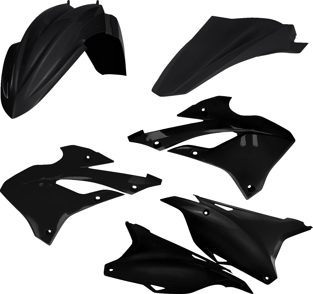 Standard Body Kit - Black - Kawasaki - KX '22-'25 (1)