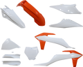 Full Body Kit - '22 OEM White/Orange - KTM - SX/XC '19 -'22 (1)