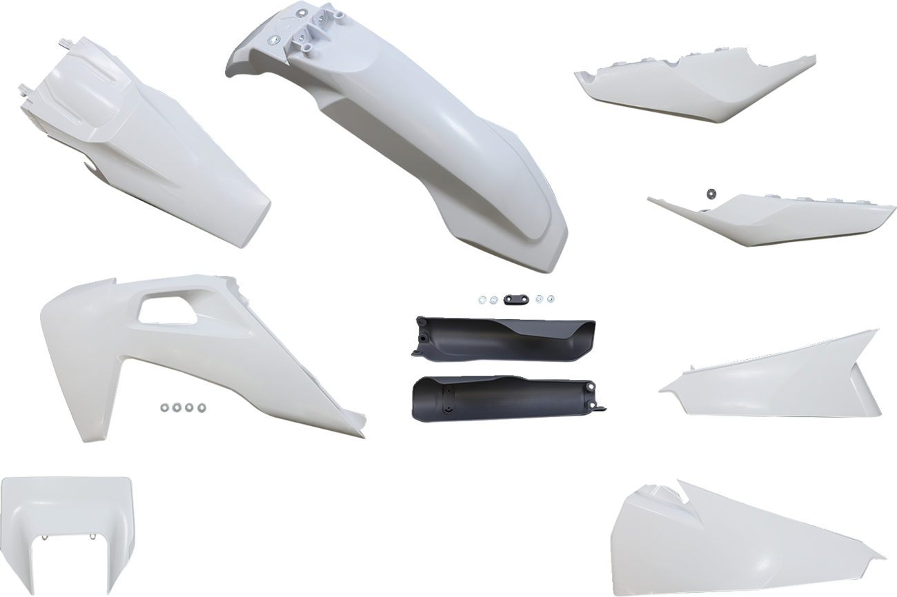 Full Body Kit - '22 OEM White/Gray - Husqvarna - TE/FE '20-'23 (1)