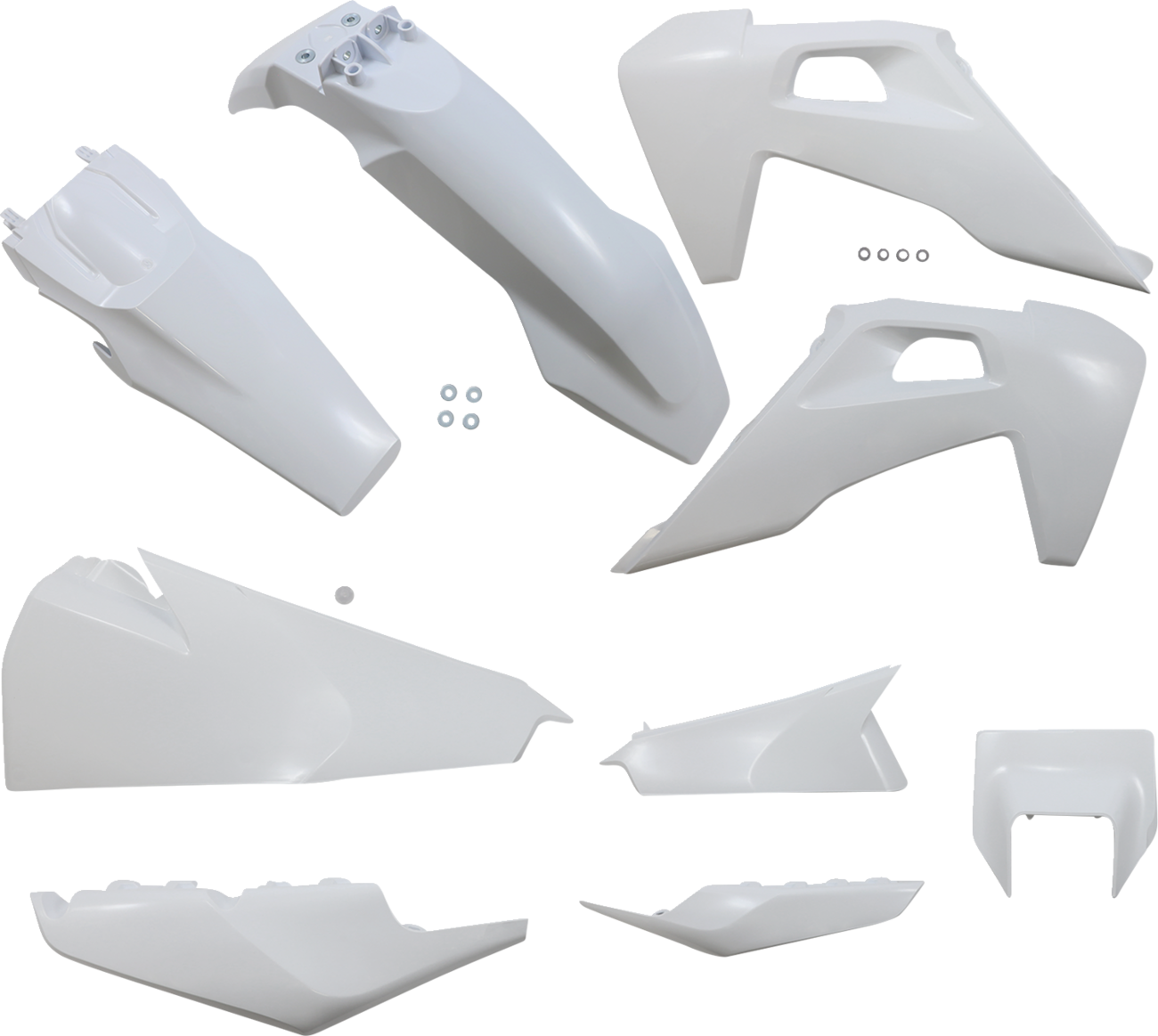 Full Body Kit - '22 OEM White - KTM - EX/XC '20-'23 (1)