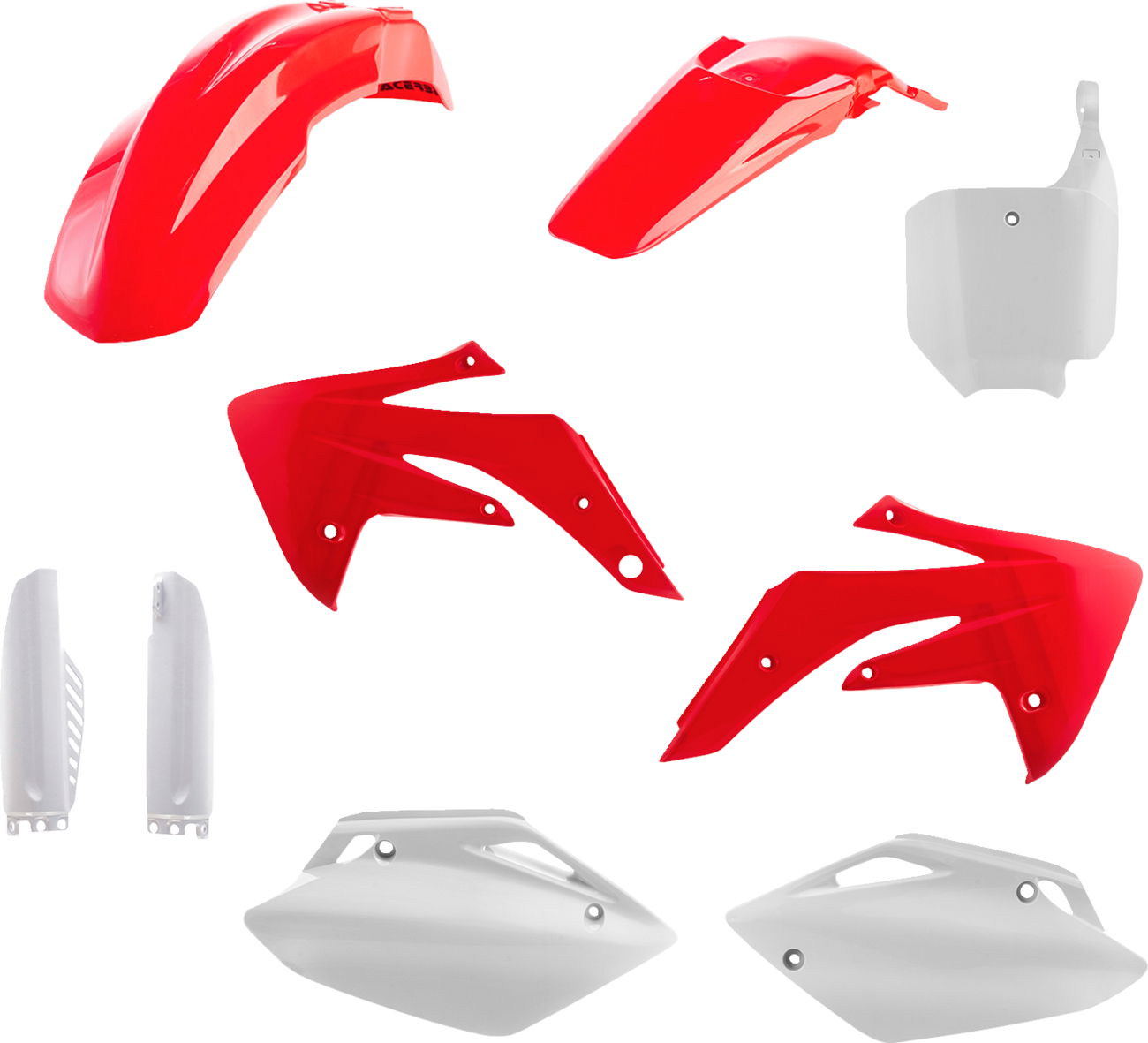 Full Body Kit - '06-'21 OEM Red/White - Honda - CRF '07-'25 (1)