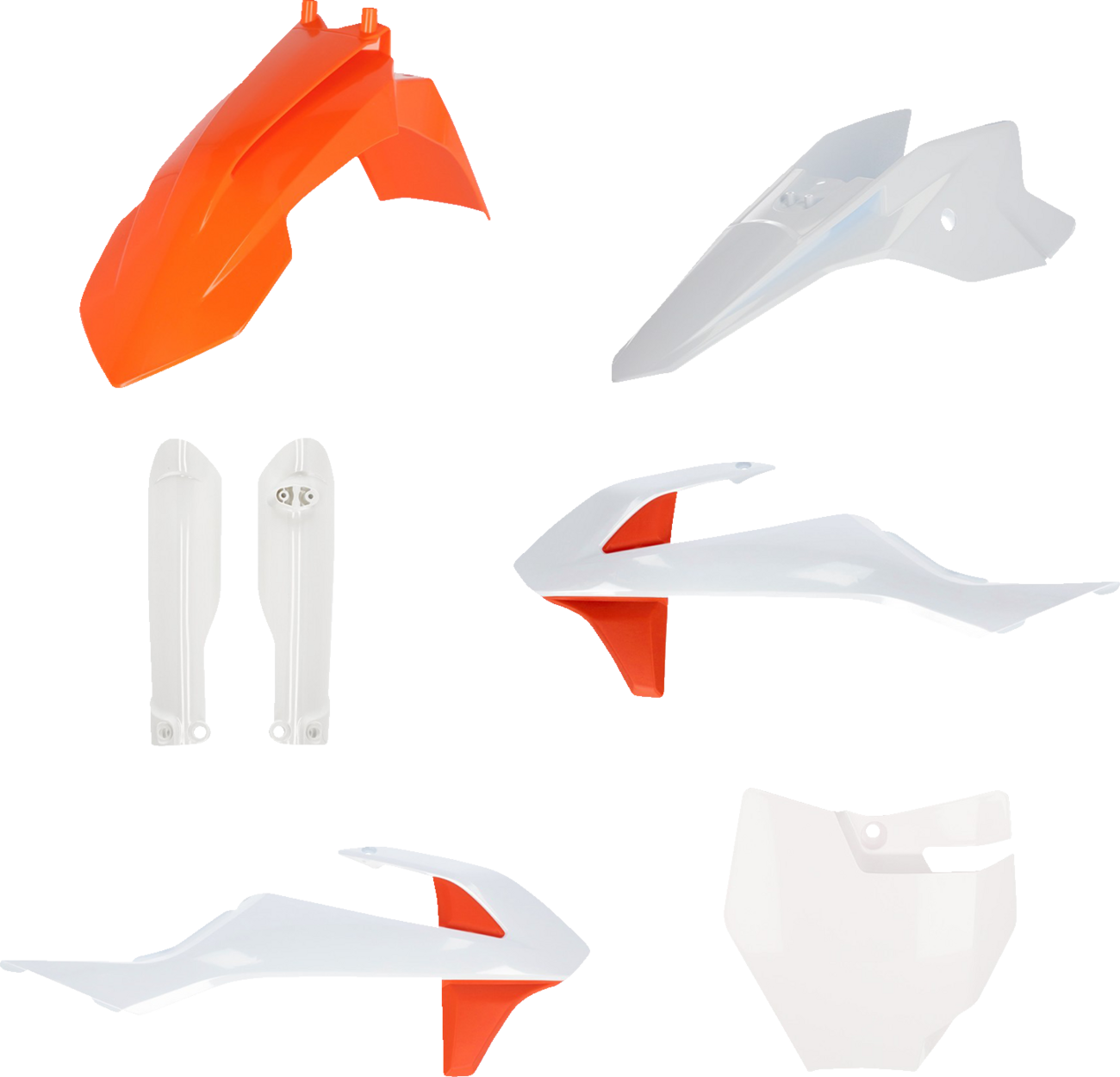 Full Body Kit - '19 OEM Orange/White - Gas Gas | KTM - MC/SX '16-'24 (1)