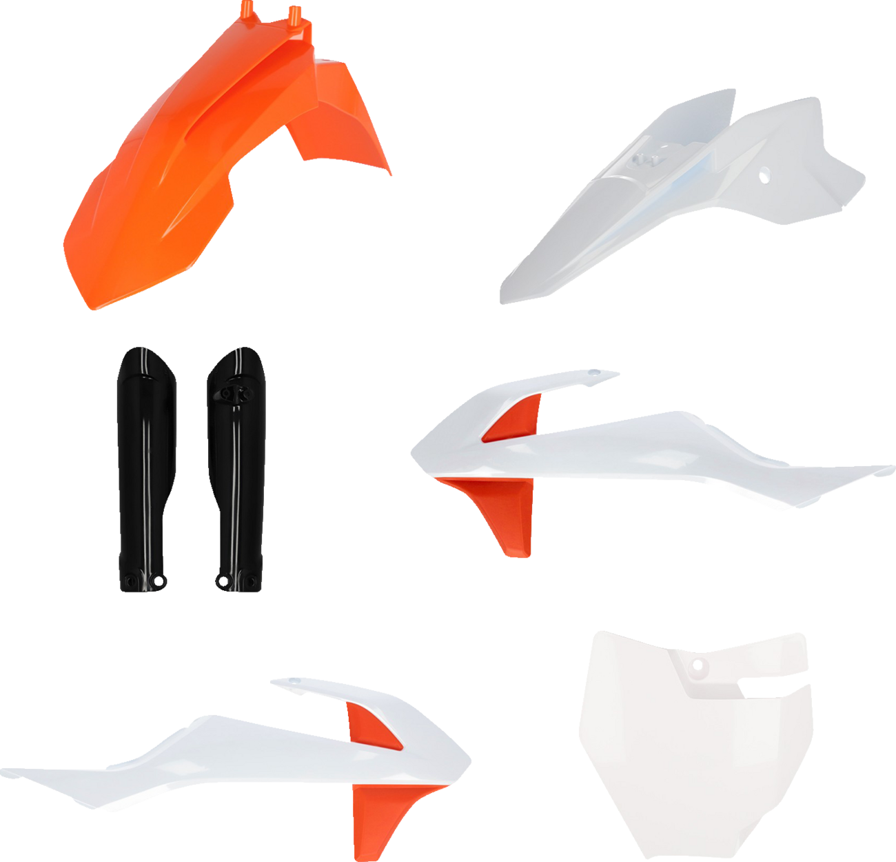 Full Body Kit - '21 OEM Black/White/Orange - Gas Gas | KTM - MC/SX '16-'24 (1)