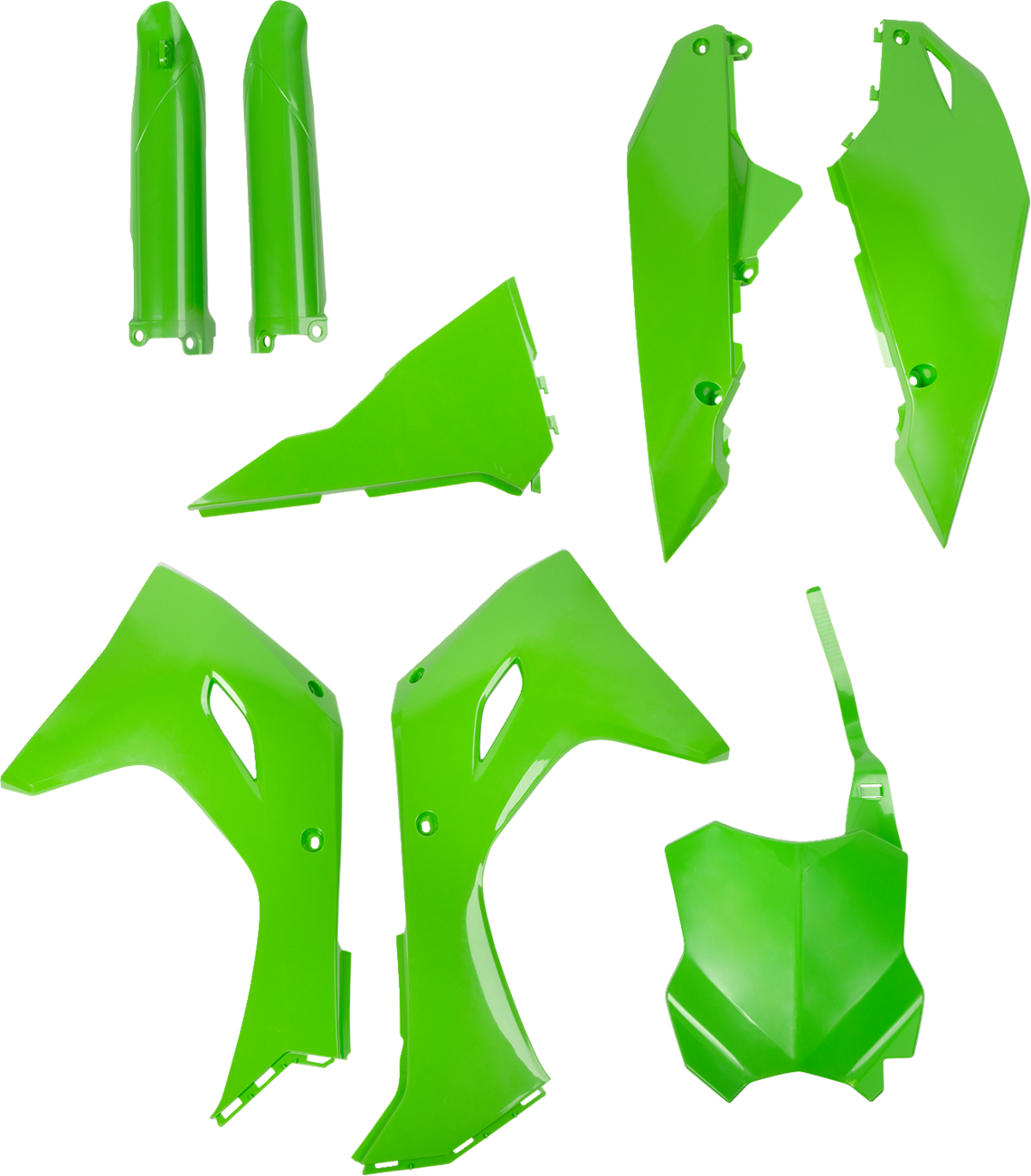 Full Body Kit - '24 OEM Green - Kawasaki - KX '24-'25 (1)