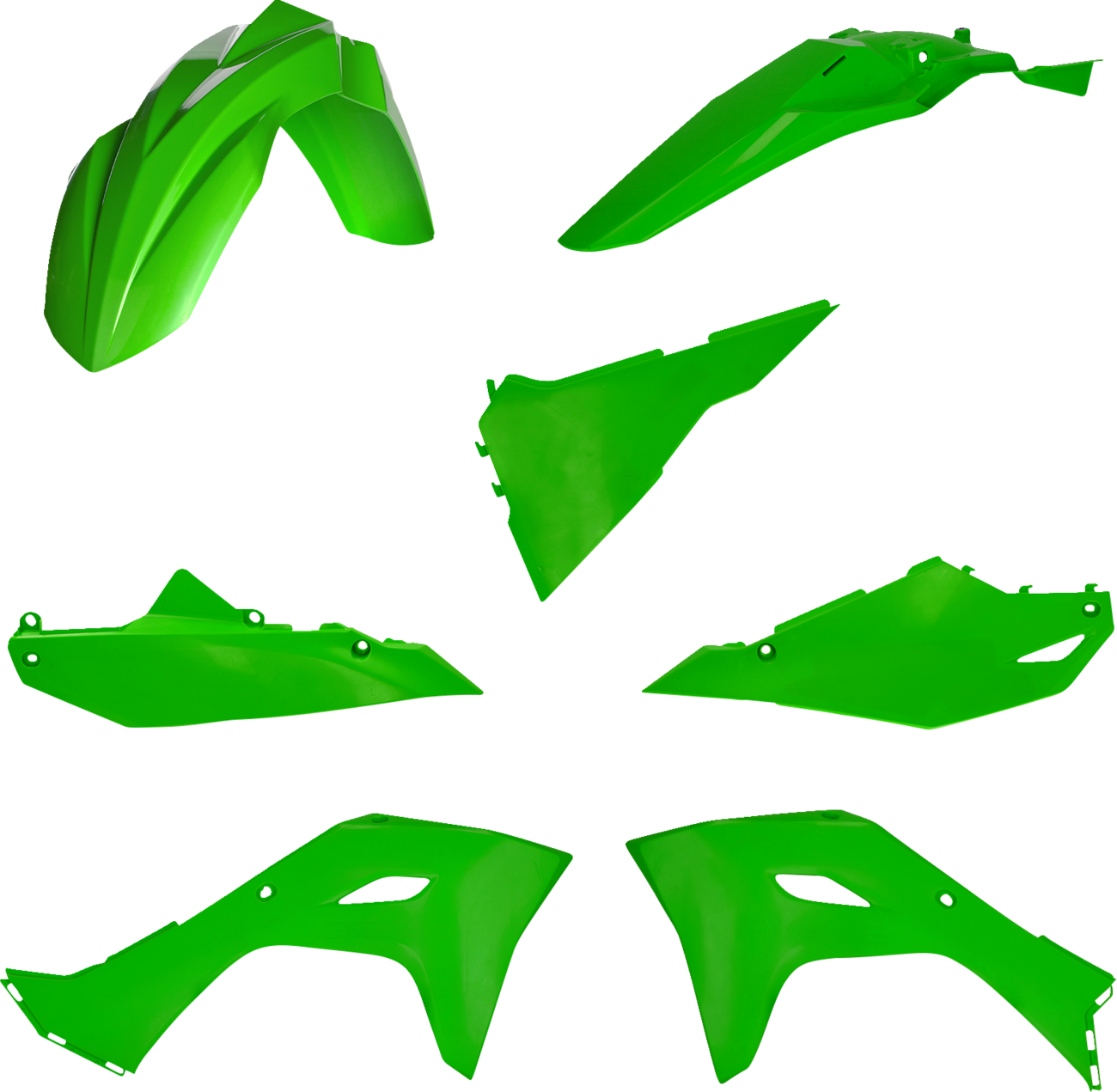 Full Body Kit - '24 OEM Green - Kawasaki - KX '24-'25 (1)