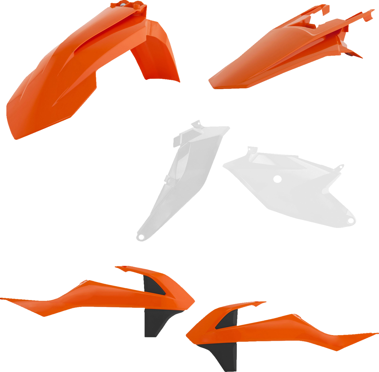 Standard Body Kit - '23-'25 OEM Orange/White/Black - Gas Gas | KTM - SX | MC '18-'24 (1)