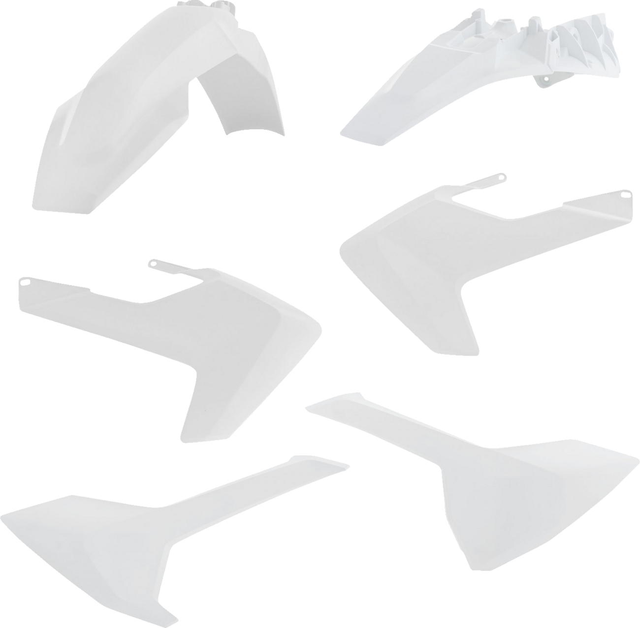 Standard Body Kit - '23-'24 OEM White - Husqvarna - TC '18-'24 (1)
