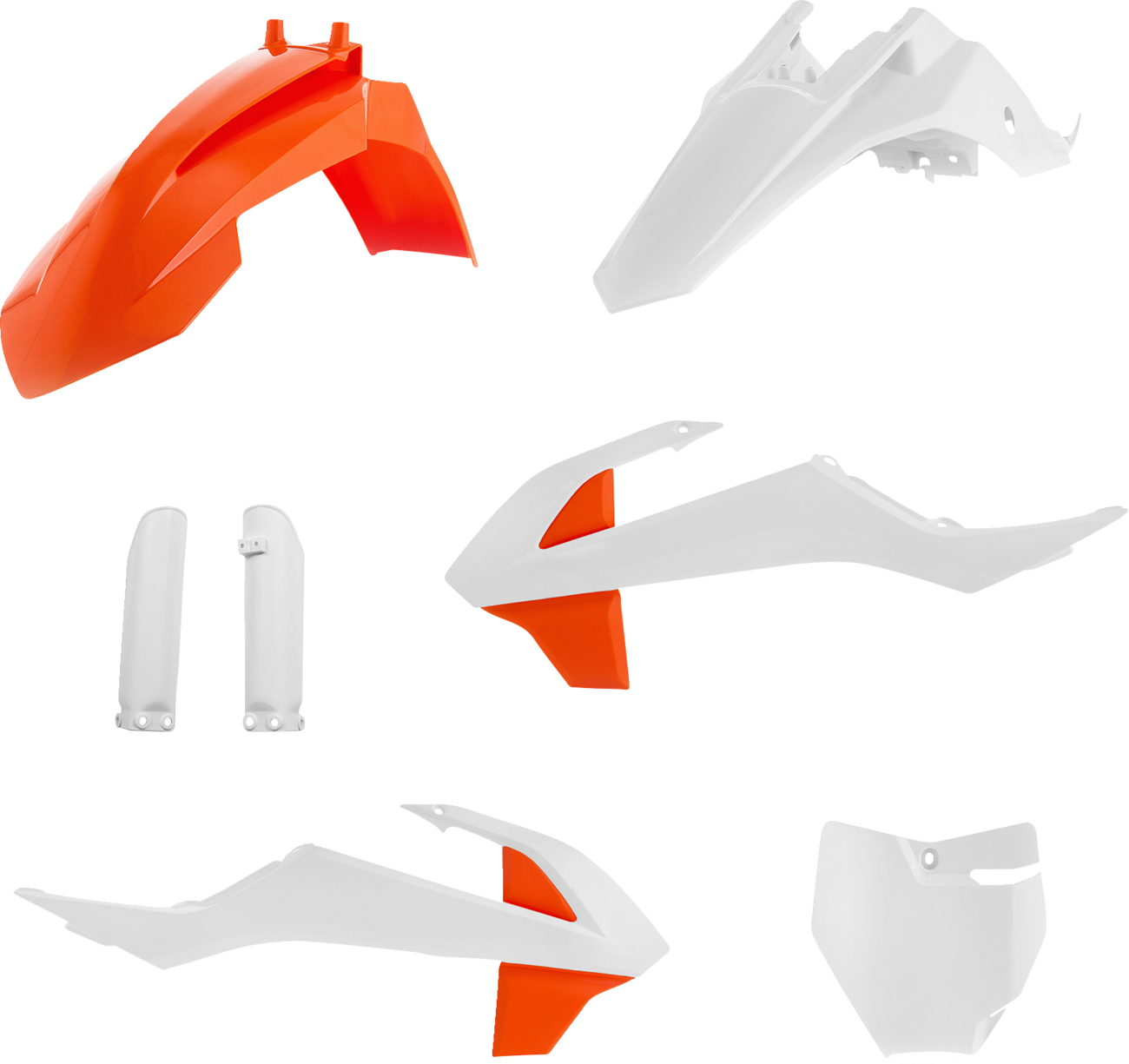 Full Body Kit - '23 OEM White/Orange - KTM | Gas Gas - SX/MC '19-'23 (1)