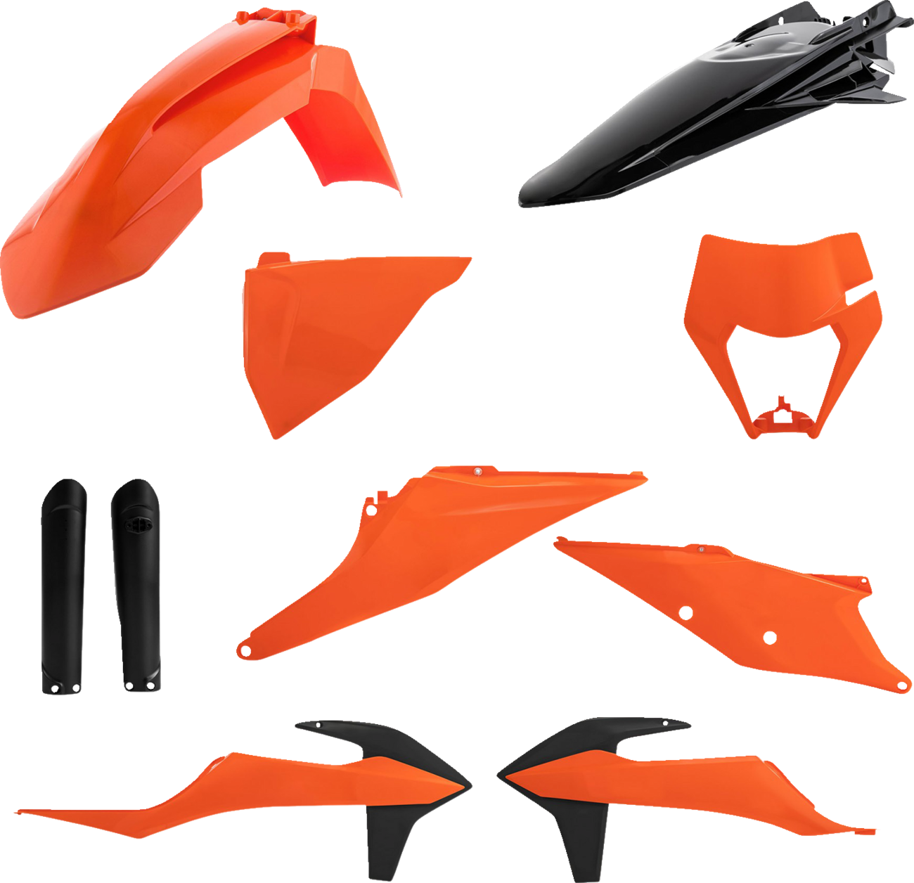 Full Body Kit - '23 OEM Orange/Black - KTM - EX/XC '20-'23 (1)