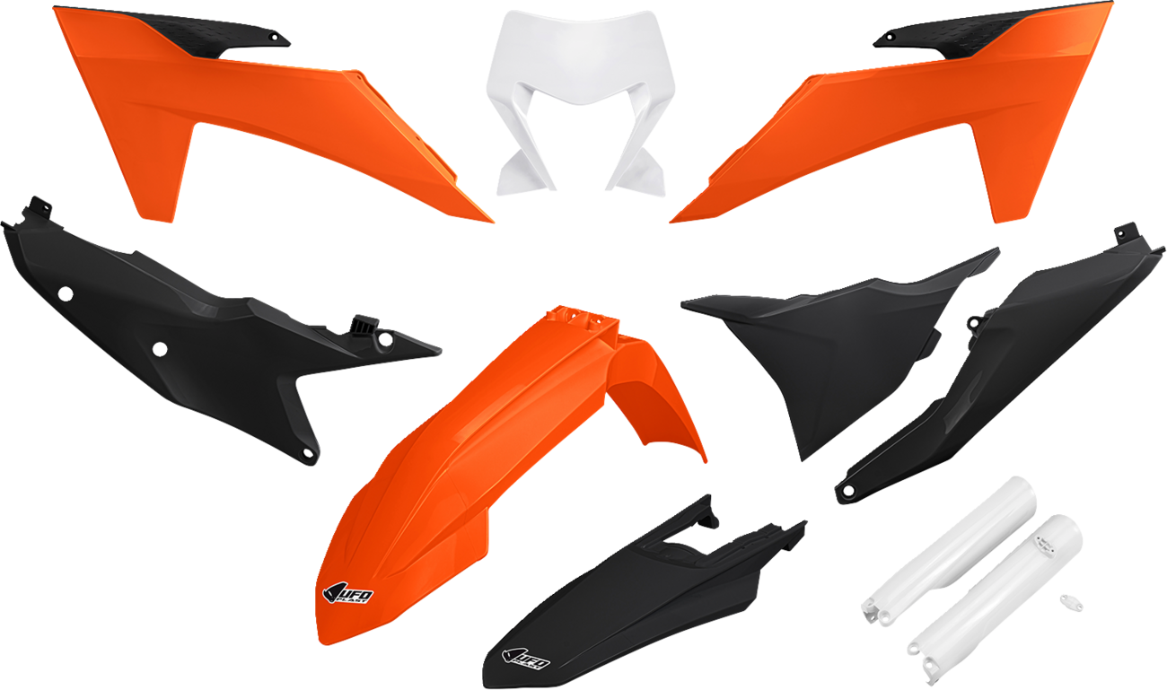 UFO Body Kit Exc/exc-f Orange/black