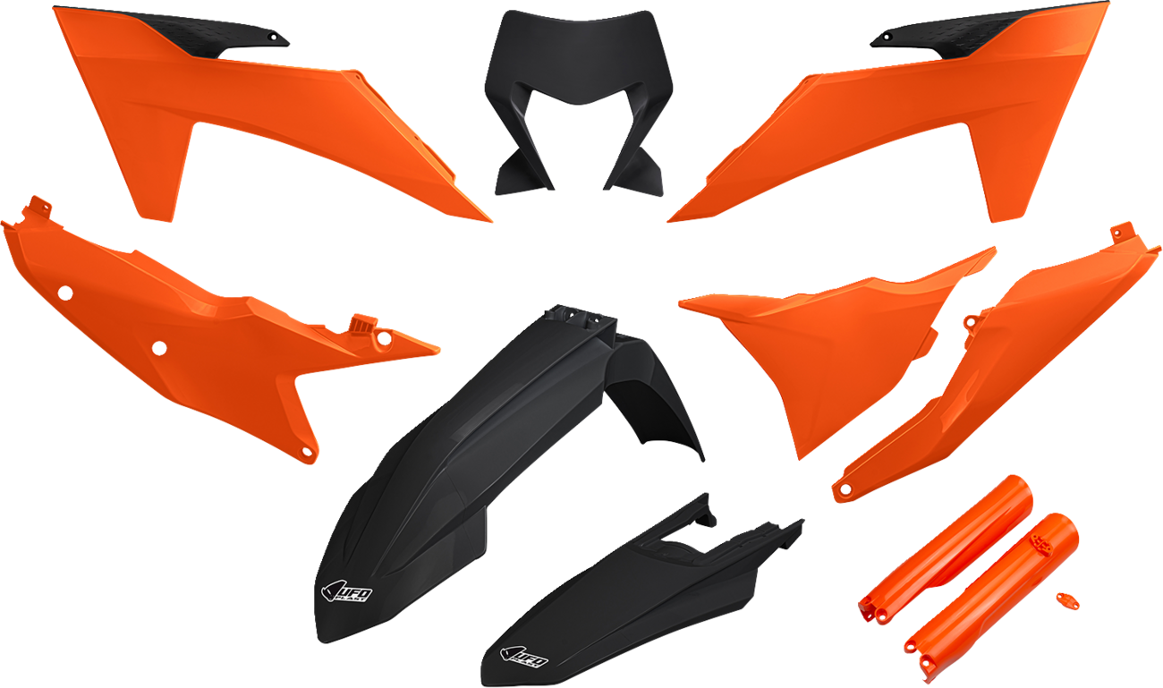 UFO Body Kit Exc/exc-f Black/orange/black