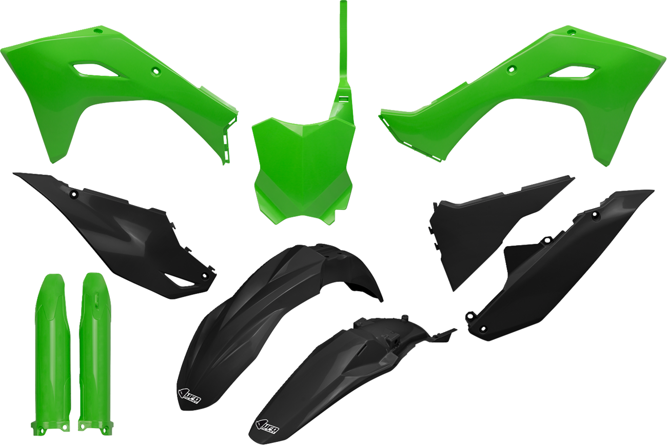 UFO Body Kit KX250/450F Black/green/black
