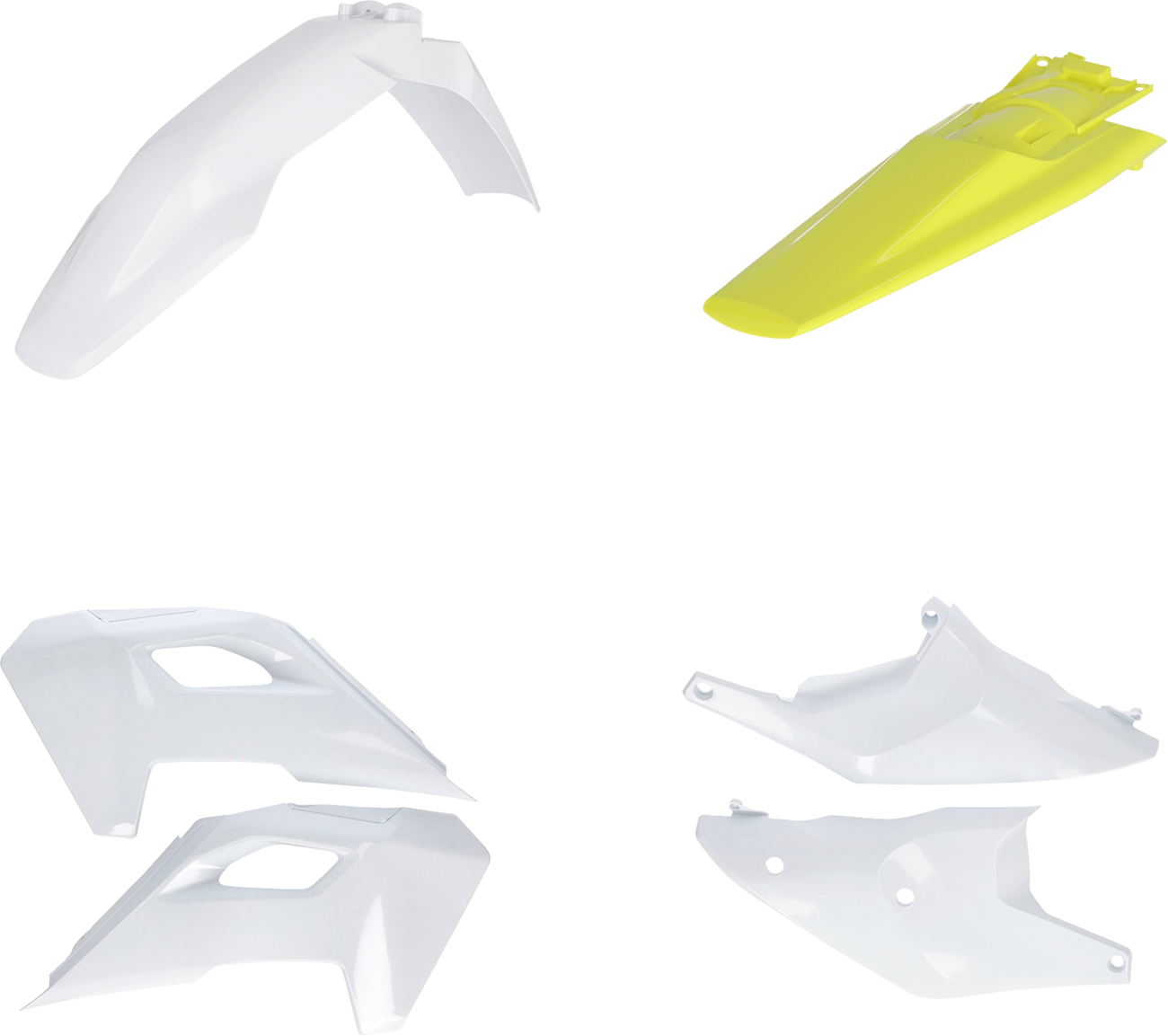 Standard Body Kit - '24 OEM White/Yellow - Husqvarna - FE/TE '24-'25 (1)