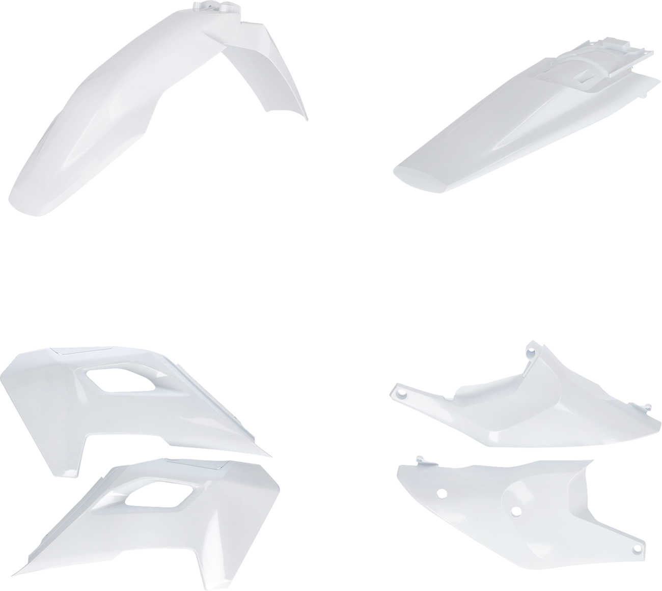Standard Body Kit - '25 OEM White - Husqvarna - FE/TE '24-'25 (1)